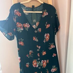Wild Fable from Target Floral Button Shift Dress